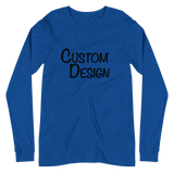 Design Your Own Long Sleeve Tee