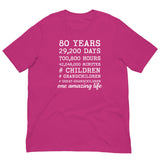 80 Years Unisex t-shirt