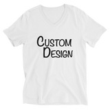 Design Your Own Unisex Short Sleeve V-Neck T-Shirt